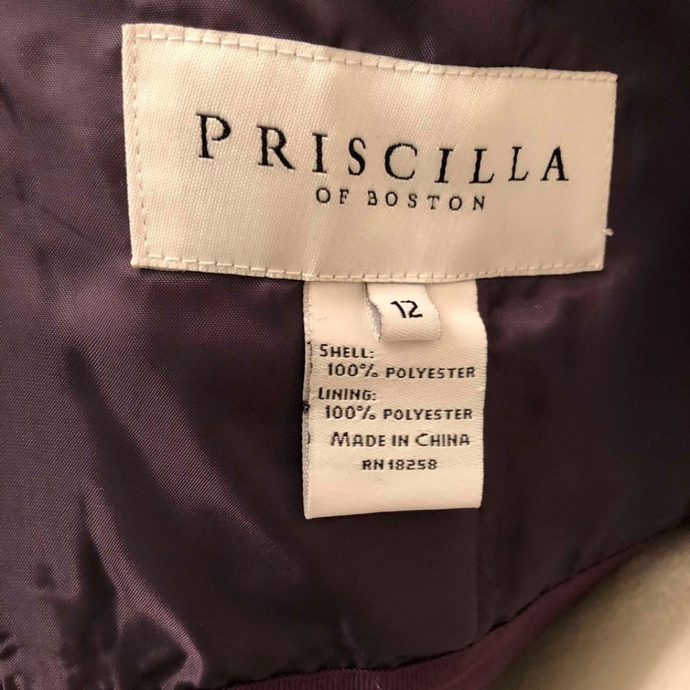 Priscilla of Boston Perfect Little  Dress SZ 12 - Picture 4 of 6